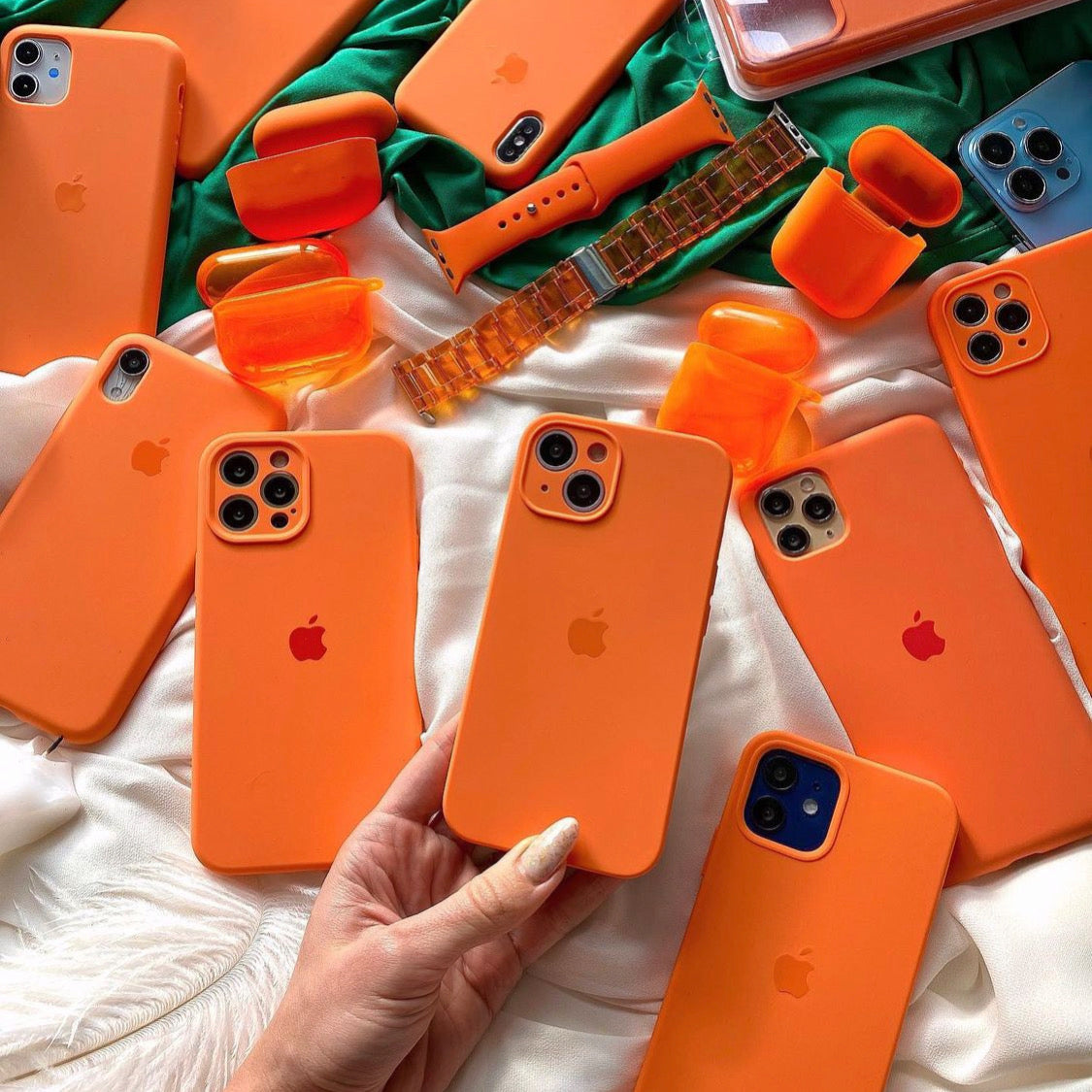 Orange Lens Cover Case