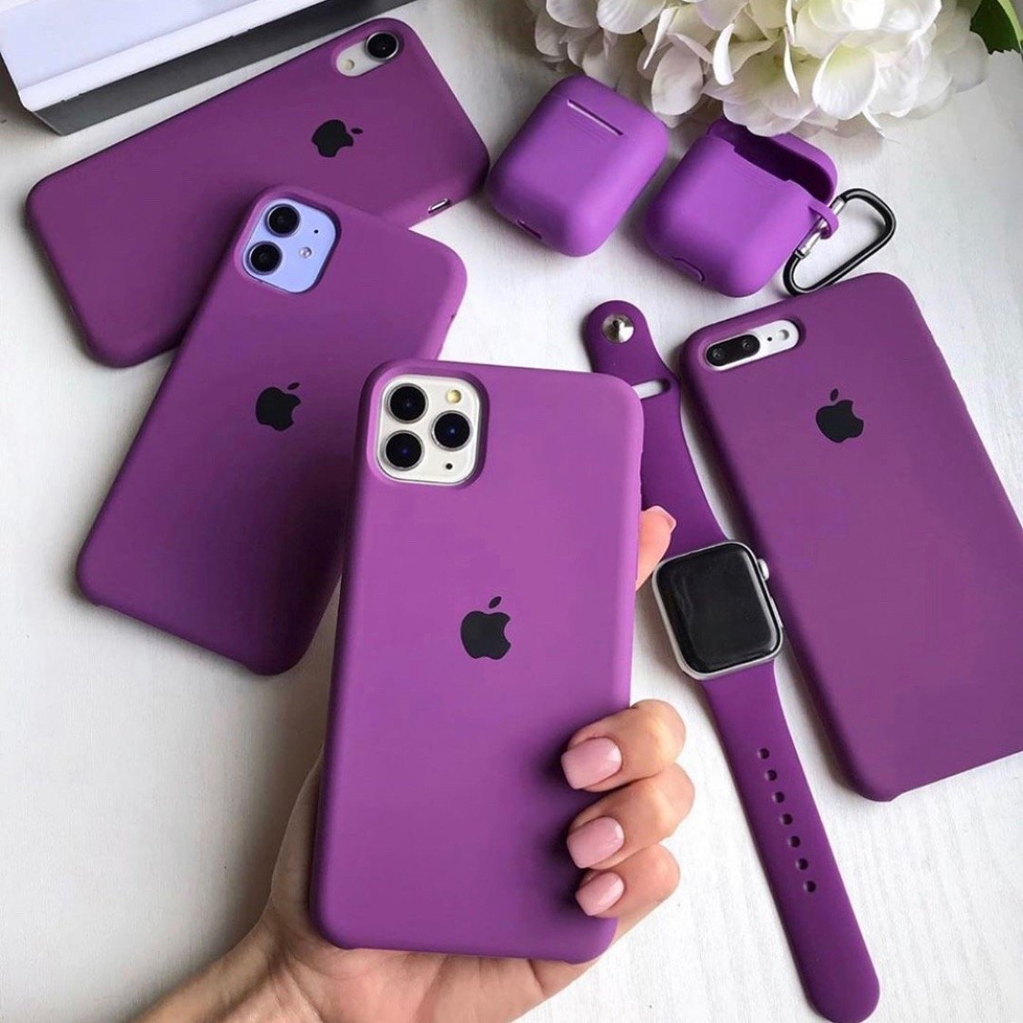 Purple Silicone Case