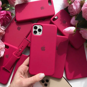 Rose Red Silicone Case